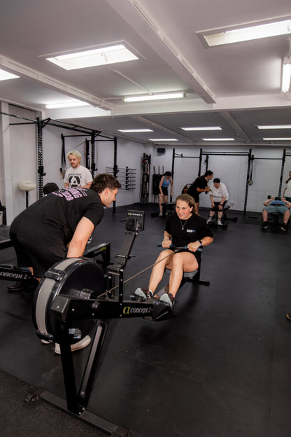 Guests training together at a Travel Buddy Adventures Gym Buddies session