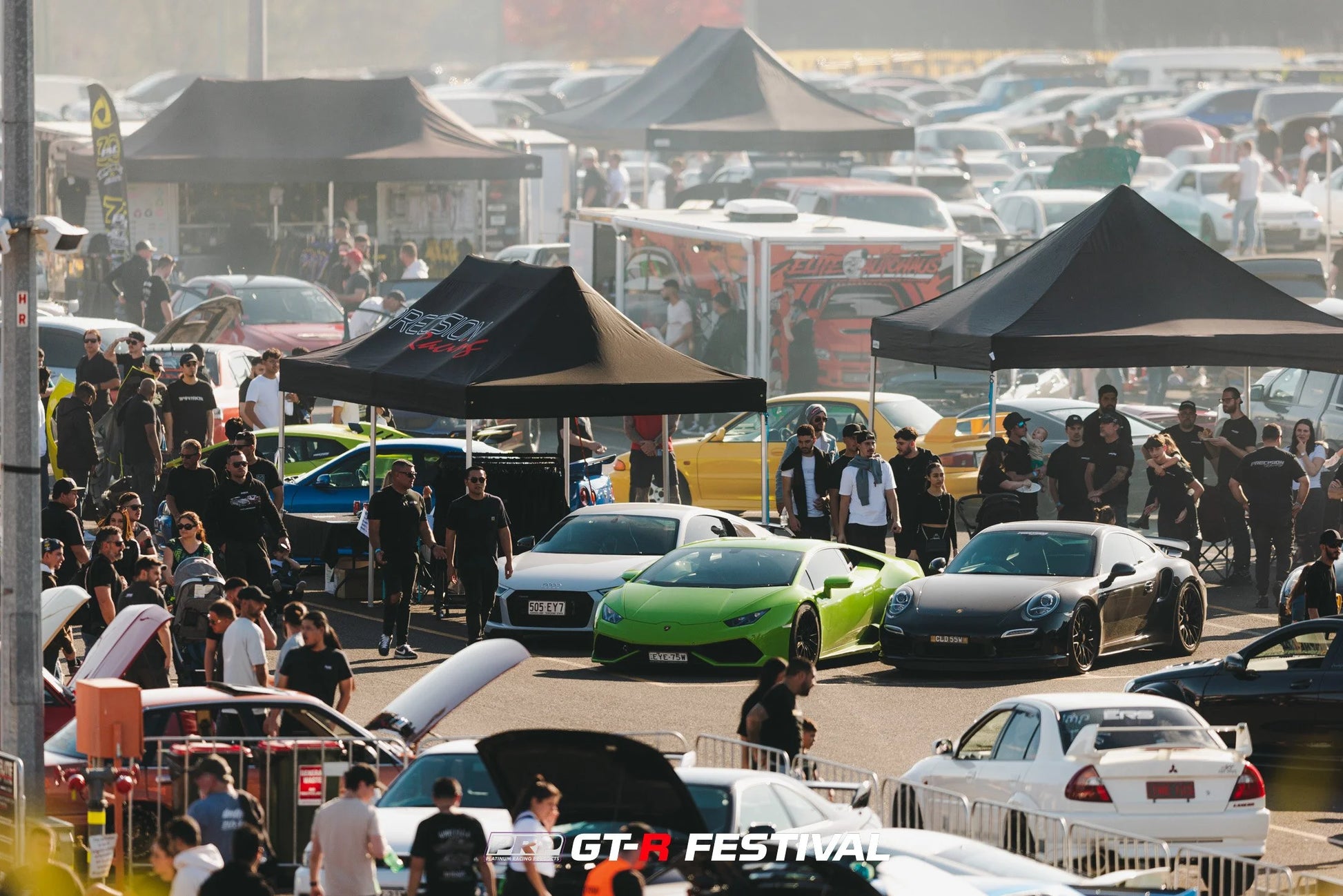 Motorsport action at the GT Festival Sydney