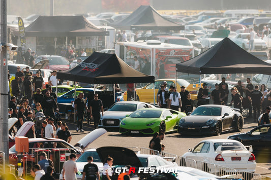 Motorsport action at the GT Festival Sydney