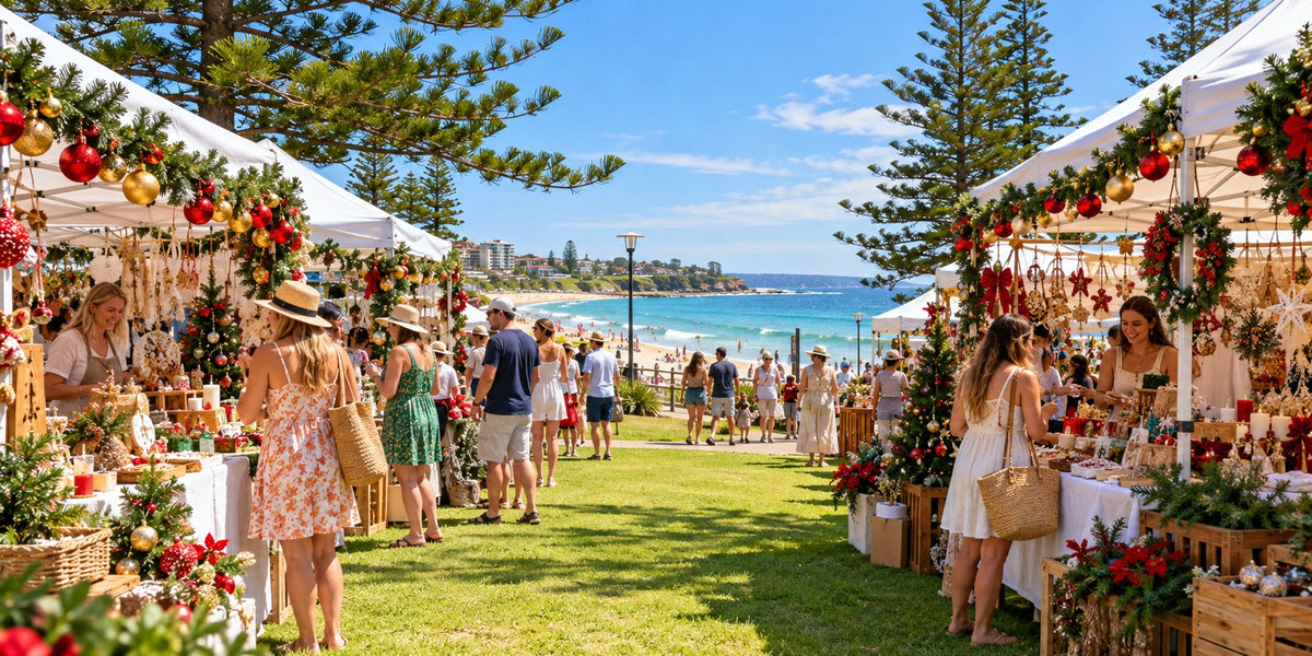 Cronulla Christmas Markets & Beach Day with Travel Buddy Adventures