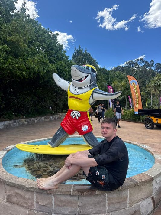 Guests enjoying Jamberoo Water Park with Travel Buddy Adventures