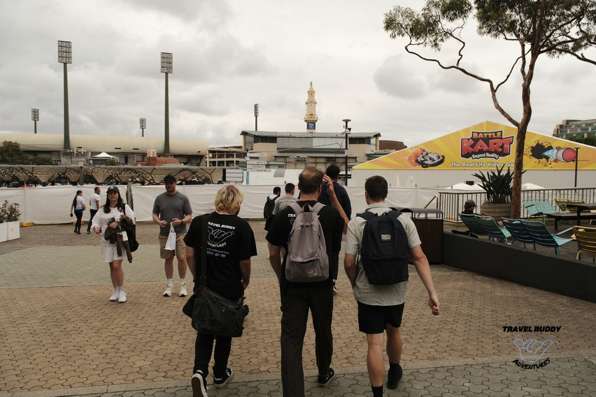 Guests enjoying Hyper Karting with Travel Buddy Adventures