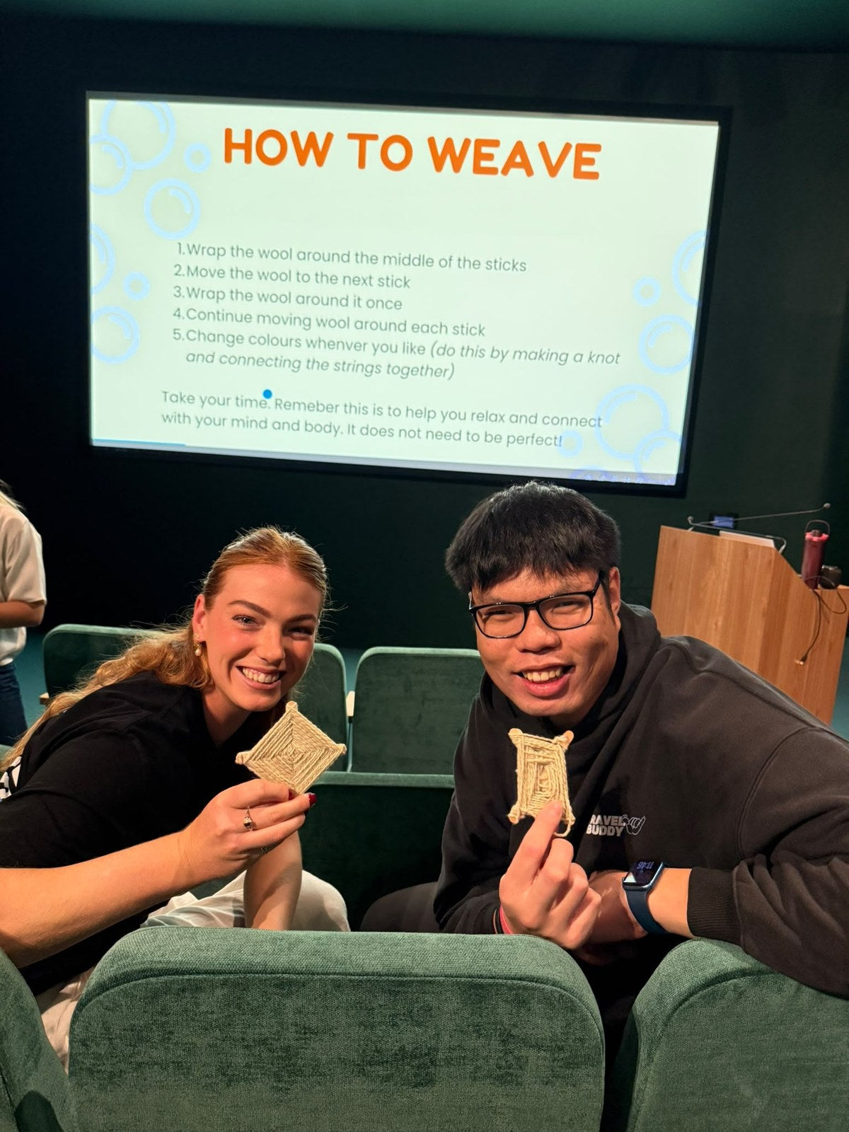 Guests enjoying Mindful Mates with Travel Buddy Adventures