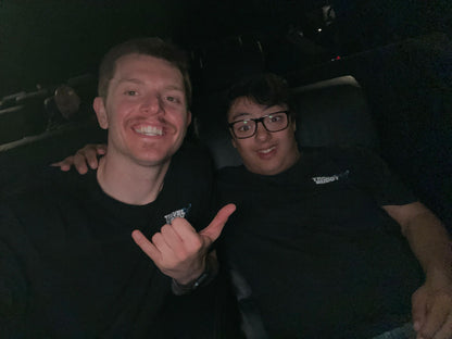 Guests at a Travel Buddy Adventures cinema and dinner outing