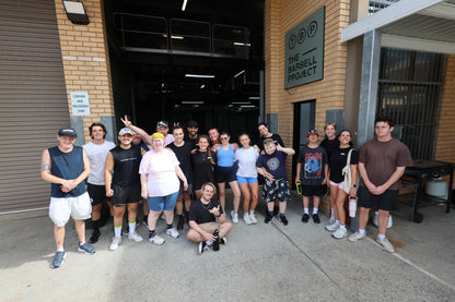 Guests training together at a Travel Buddy Adventures Gym Buddies session